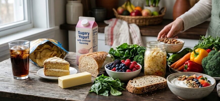 6 продуктов, которые убивают полезные бактерии в кишечнике (и как их заменить)